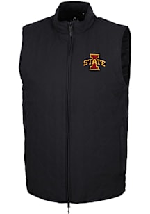 Antigua Iowa State Cyclones Mens Black Rally Sleeveless Jacket