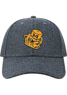 Michigan Wolverines Navy Blue Premium Wool Structured Adjustable Hat
