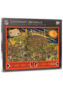 Cincinnati Bengals 500 Piece Joe Journeyman Puzzle