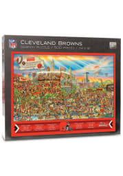 Cleveland Browns 500 Piece Joe Journeyman Puzzle