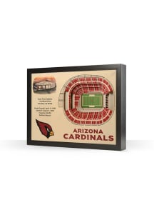 Arizona Cardinals 3D Stadium View Wall Art