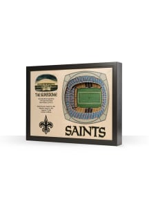 New Orleans Saints 3D Stadium View Wall Art