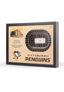 Pittsburgh Penguins 3D Stadium View Wall Art