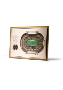 Notre Dame Fighting Irish 5-Layer 3D Stadium View Wall Art