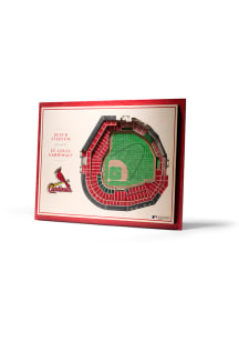 St Louis Cardinals 5-Layer 3D Stadium View Wall Art