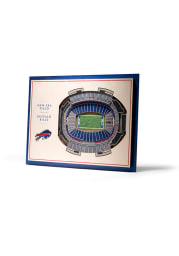 Buffalo Bills 5-Layer 3D Stadium View Wall Art