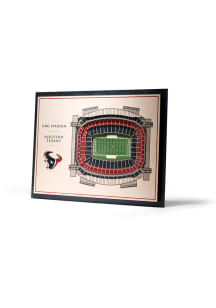 Houston Texans 5-Layer 3D Stadium View Wall Art