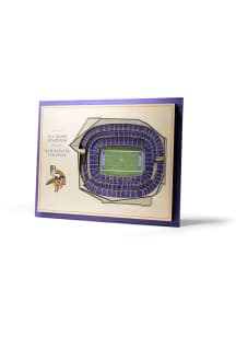 Minnesota Vikings 5-Layer 3D Stadium View Wall Art