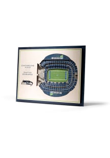 Seattle Seahawks 5-Layer 3D Stadium View Wall Art
