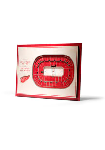 Detroit Red Wings 5-Layer 3D Stadium View Wall Art