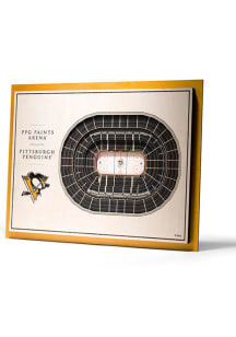 Pittsburgh Penguins 5-Layer 3D Stadium View Wall Art