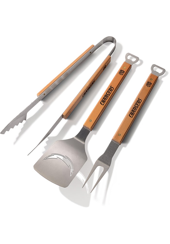 Los Angeles Chargers 3-Piece BBQ Tool Set