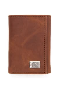 Leather Michigan State Spartans Womens Wallets - Brown
