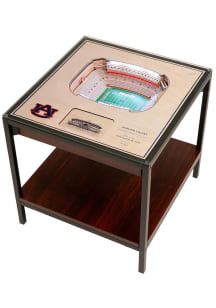 Auburn Tigers 25-Layer Lighted StadiumView Brown End Table