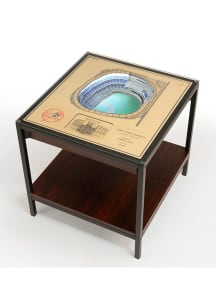 New York Yankees 25-Layer Lighted StadiumView Brown End Table