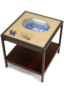 Kentucky Wildcats 25-Layer Lighted StadiumView Brown End Table