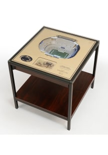 Penn State Nittany Lions 25-Layer Lighted StadiumView Brown End Table