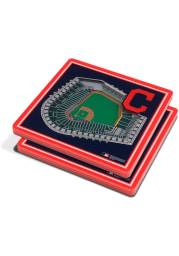 Cleveland Indians 3D Stadium View Coaster