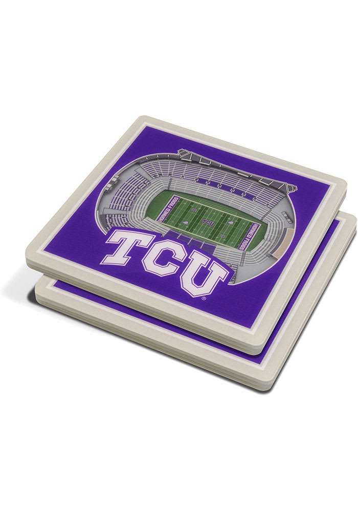 TCU Horned Frogs 3D Stadium View Coaster