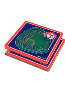Texas Rangers 3D Stadium View Coaster