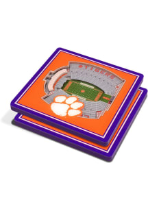 Clemson Tigers 3D Stadium View Coaster