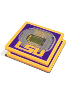 LSU Tigers 3D Stadium View Coaster