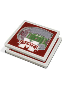 Mississippi State Bulldogs 3D Stadium View Coaster