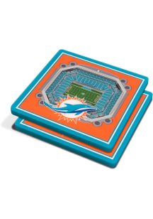 Miami Dolphins 3D Stadium View Coaster
