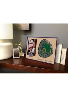 Milwaukee Brewers Stadium View 4x6 Picture Frame