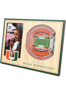 Miami Hurricanes Stadium View 4x6 Picture Frame