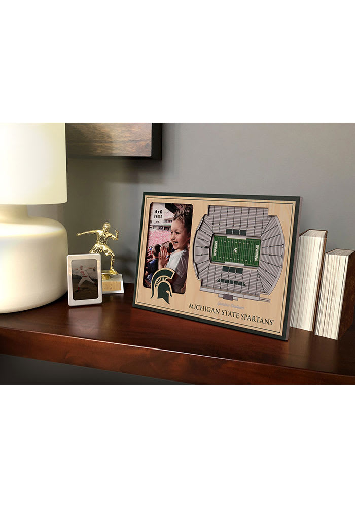 Michigan State Spartans Stadium View 4x6 Picture Frame