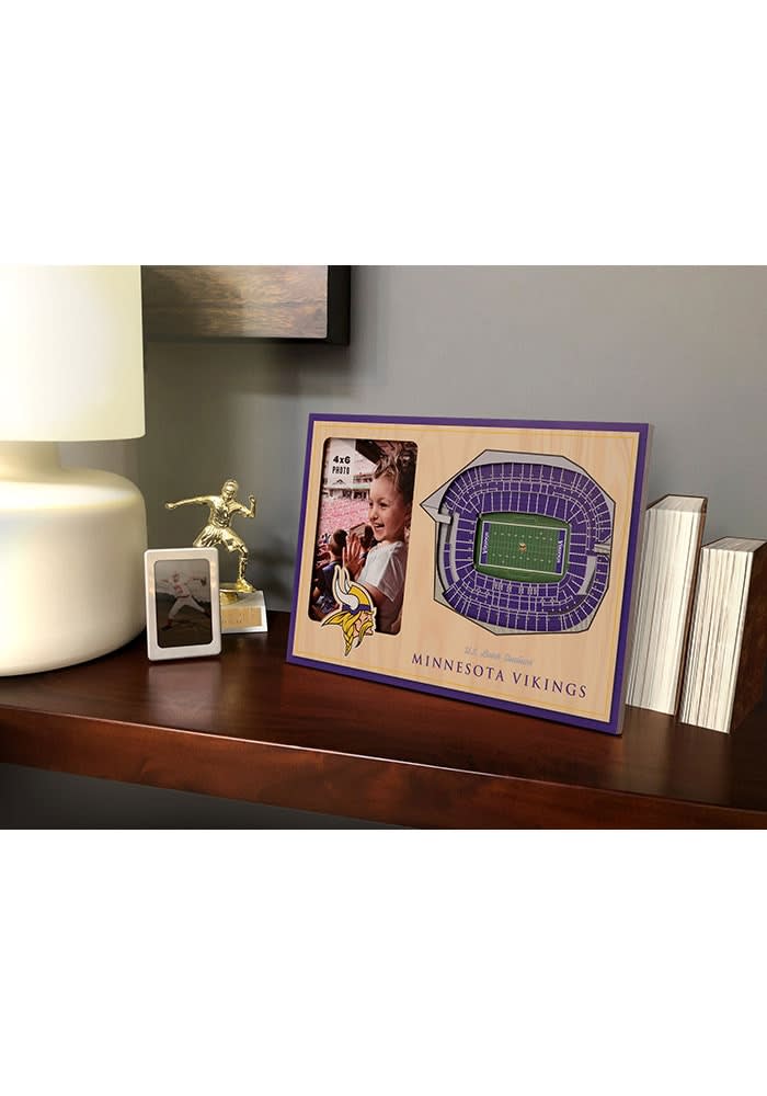 (Standard Frame) - Minnesota Vikings - 1st Game at US Bank Stadium - Blakeway Panoramas Print