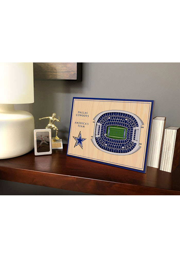 Dallas Cowboys 3D Desktop Stadiumviews Navy Blue Desk Accessory
