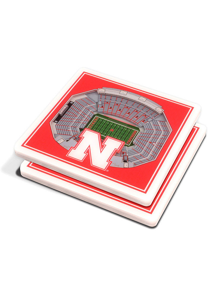 Nebraska Cornhuskers 3D Stadium View Coaster