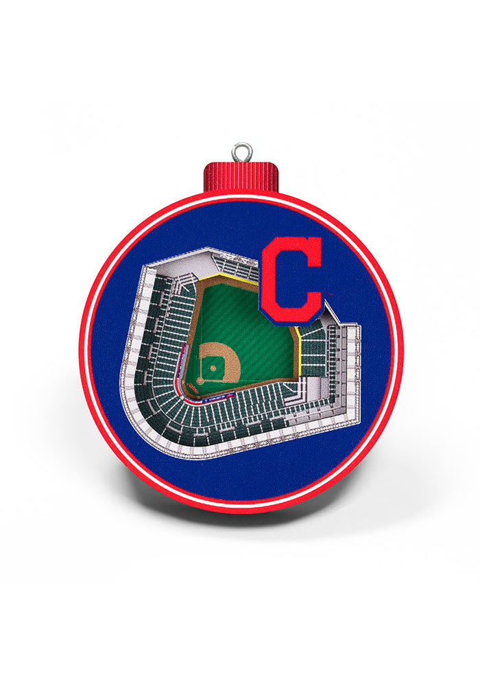 Cleveland Indians 3D Stadium View Ornament