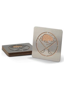 Buffalo Sabres 4 Pack Stainless Steel Boaster Coaster