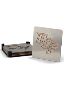 UCF Knights 4 Pack Stainless Steel Boaster Coaster
