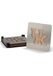 Kentucky Wildcats 4 Pack Stainless Steel Boaster Coaster