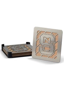 NC State Wolfpack 4 Pack Stainless Steel Boaster Coaster