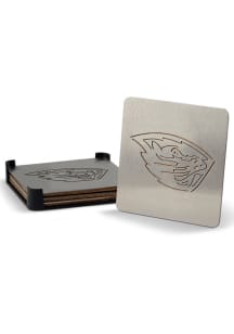 Oregon State Beavers 4 Pack Stainless Steel Boaster Coaster