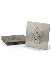 Toronto Maple Leafs 4 Pack Stainless Steel Boaster Coaster