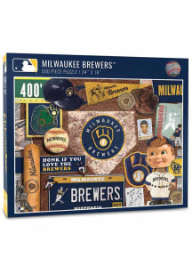 Milwaukee Brewers 500 Piece Retro Puzzle