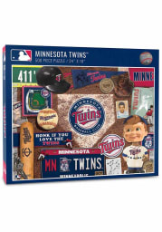 Minnesota Twins 500 Piece Retro Puzzle