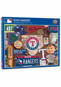 Texas Rangers 500 Piece Retro Puzzle