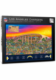 Los Angeles Chargers 500 Piece Joe Journeyman Puzzle