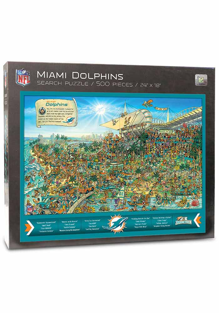 Miami Dolphins Retro Series Puzzle - 500 Pieces