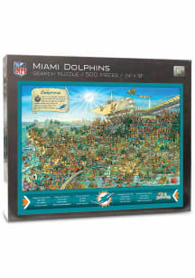 Miami Dolphins 500 Piece Joe Journeyman Puzzle