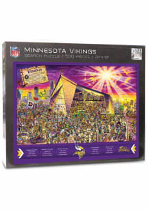 Minnesota Vikings 500 Piece Joe Journeyman Puzzle