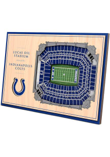 Indianapolis Colts 3D Desktop Stadium View Blue Desk Accessory