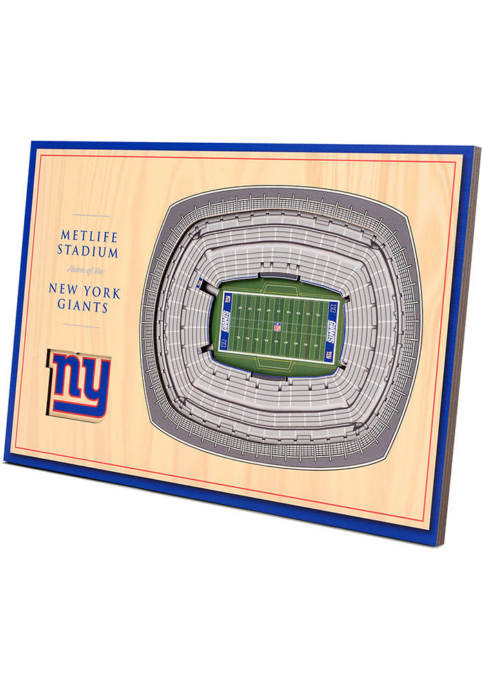 New York Giants 3D Desktop Stadium View Blue Desk Accessory
